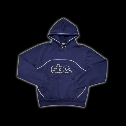 NAVY REVERSE HOODIE