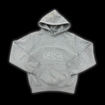 GREY REVERSE HOODIE